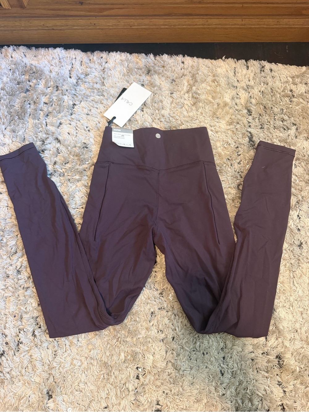 CALIA by Carrie Underwood Plum High-Waist Leggings